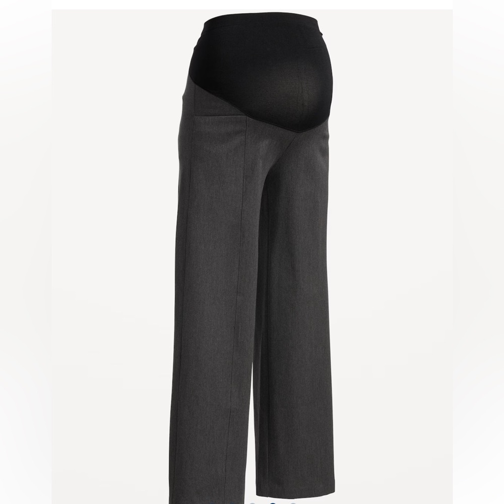 Old Navy Charcoal Wide-Leg Maternity Pants